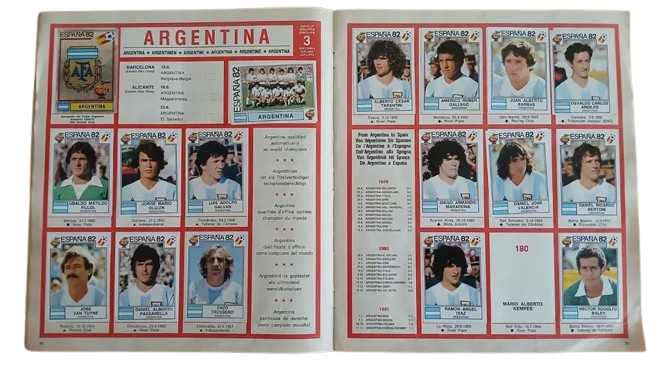 ALBUM CALCIATORI PANINI WORLD CUP ESPANA 82