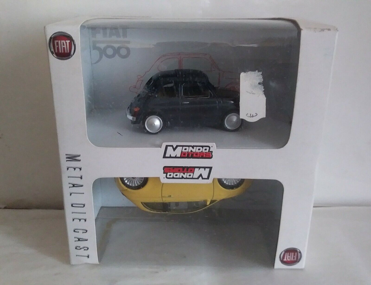 FIAT 500 + FIAT NUOVA 500 MONDO MOTORS SCALA 1/43