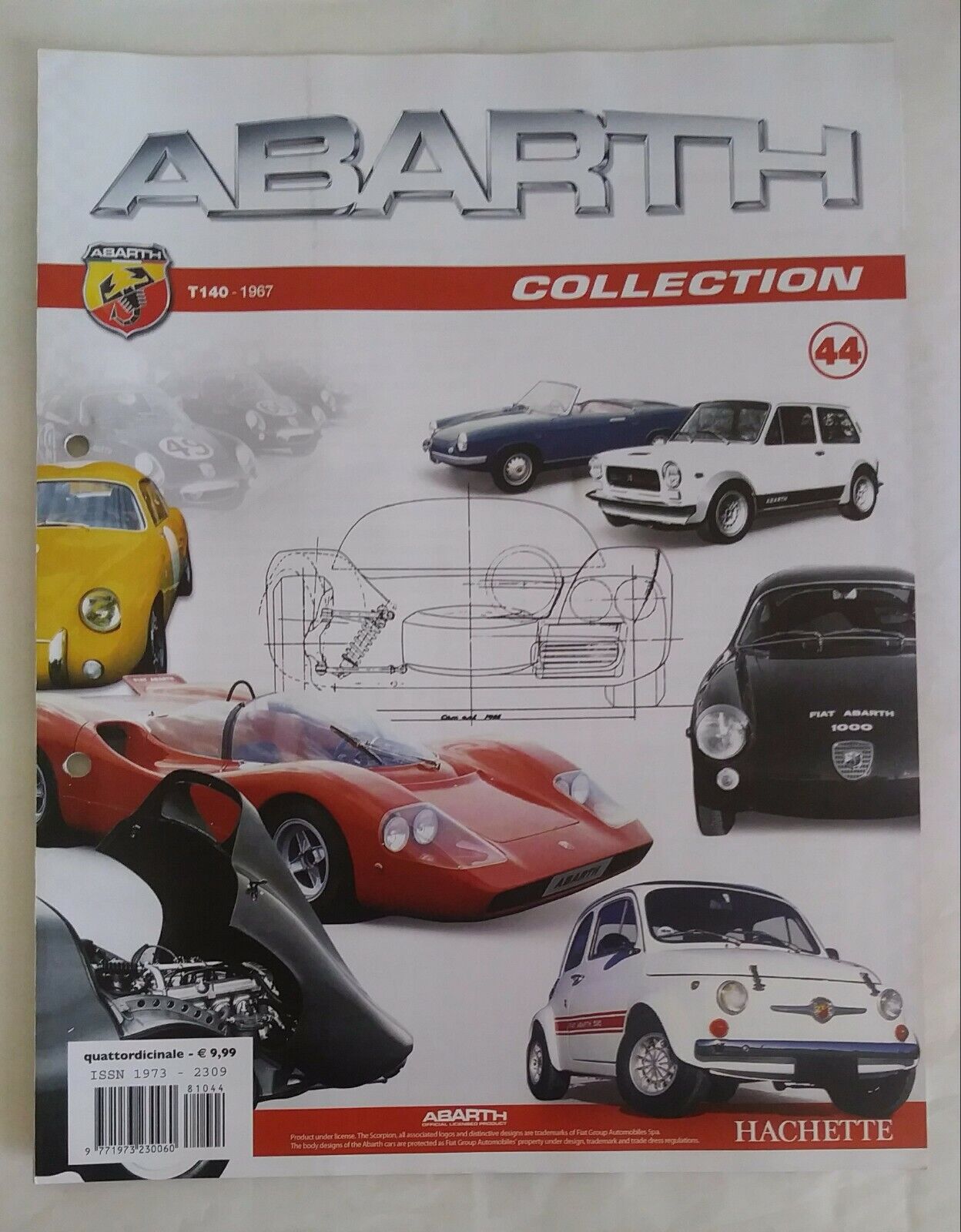 ABARTH COLLECTION FASCICOLI SCEGLI DAL MENU A TENDINA