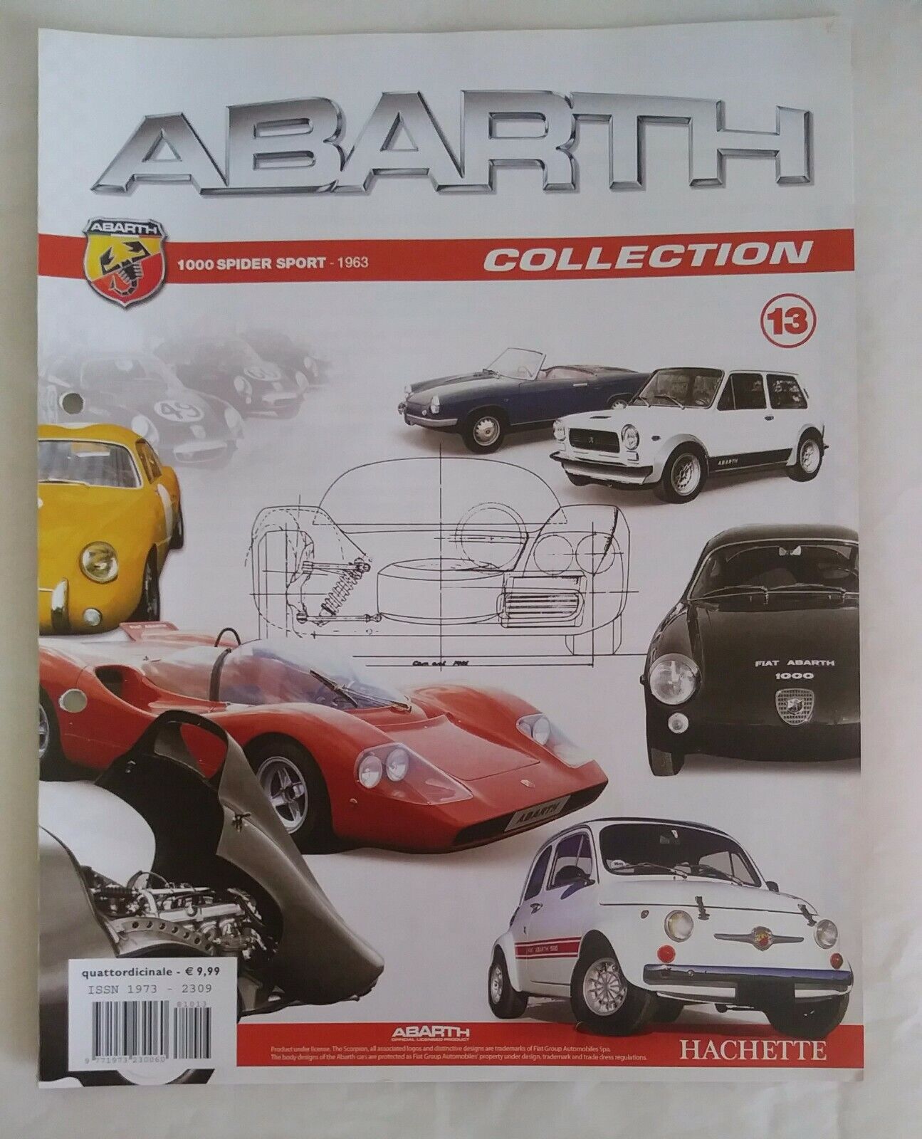 ABARTH COLLECTION FASCICOLI SCEGLI DAL MENU A TENDINA