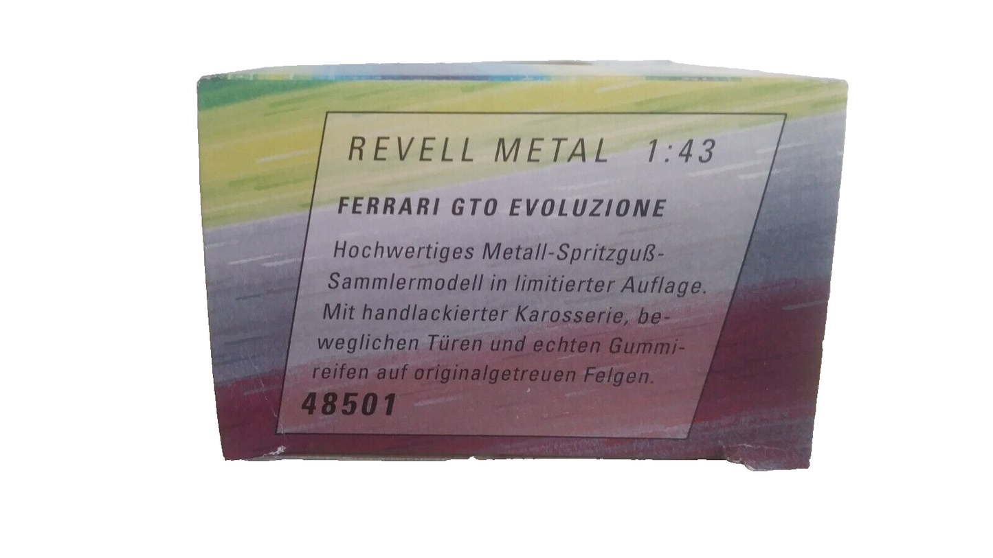 FERRARI GTO EVOLUZIONE REVELL SCALA 1/43