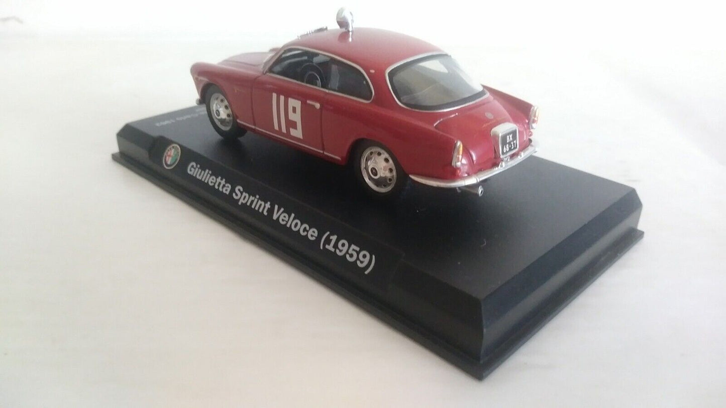 ALFA ROMEO GIULIETTA SPRINT VELOCE 1959 SCALA 1/43