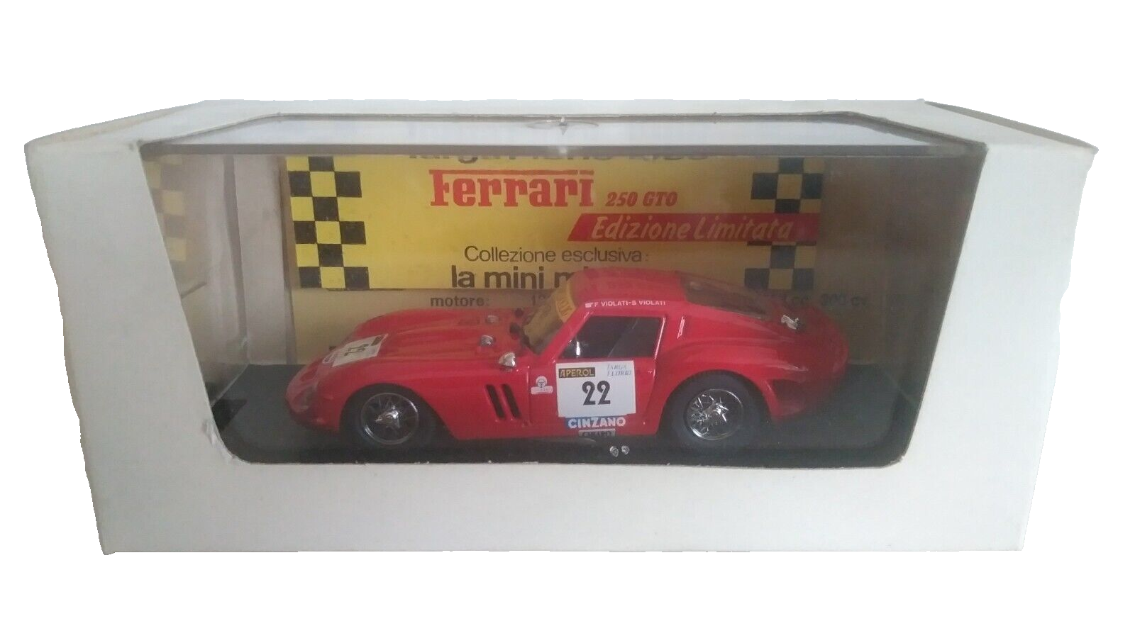 FERRARI 250 GTO MODEL BOX SCALA 1/43 – Spazio Collezioni