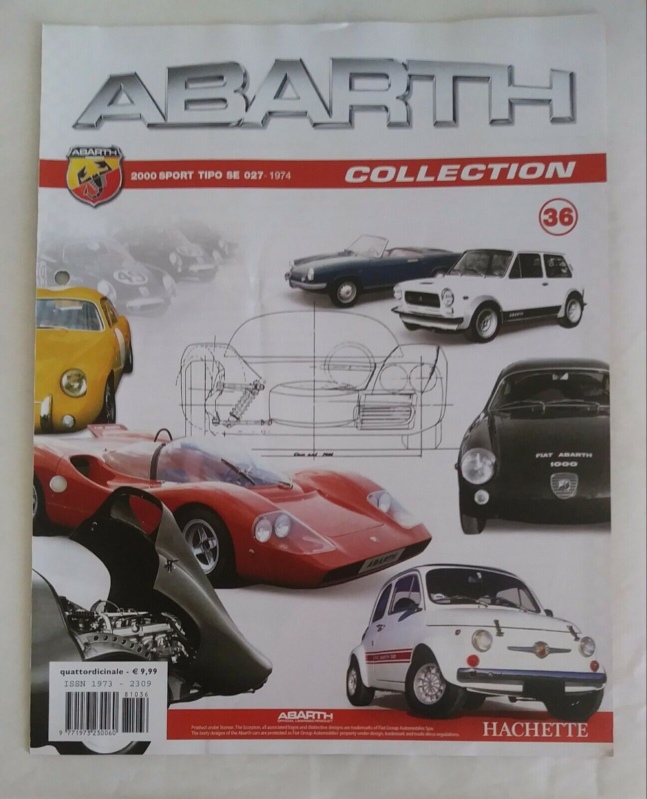 ABARTH COLLECTION FASCICOLI SCEGLI DAL MENU A TENDINA