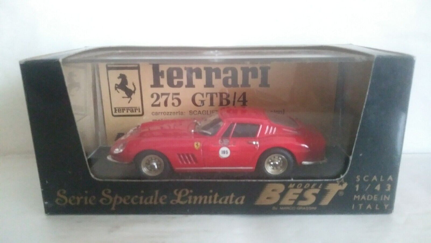 FERRARI 275 GTB/4 BEST MODEL SCALA 1/43