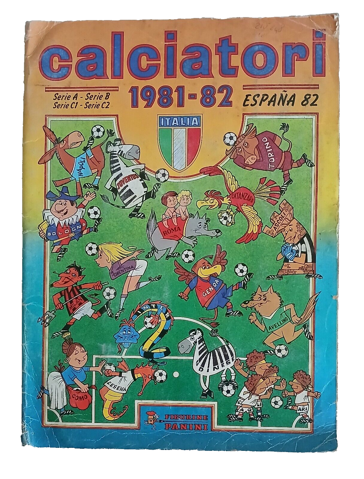 ALBUM CALCIATORI PANINI 1981-82