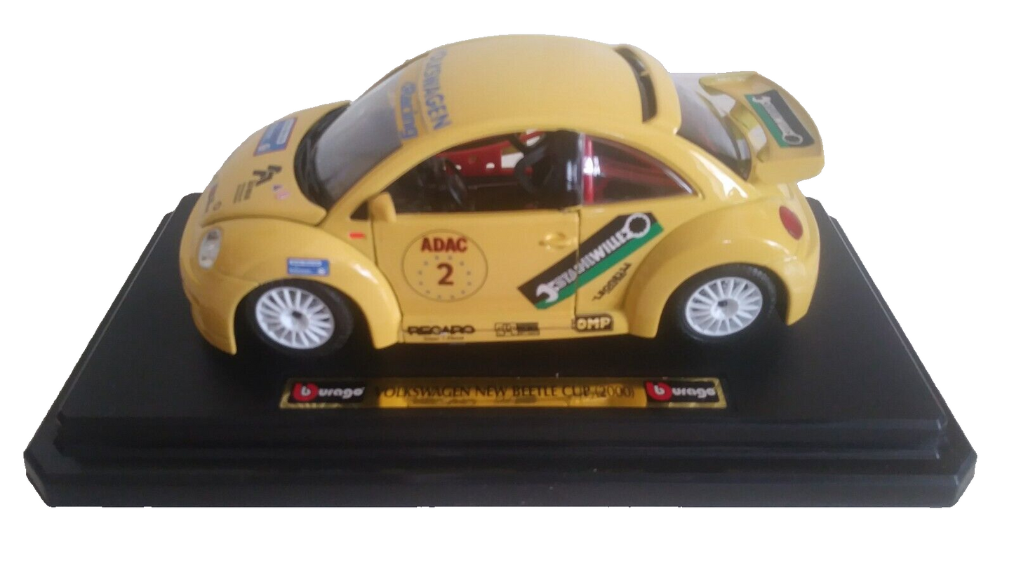 VOLKSWAGEN NEW BEETLE CUP 2000 BURAGO SCALA 1/24