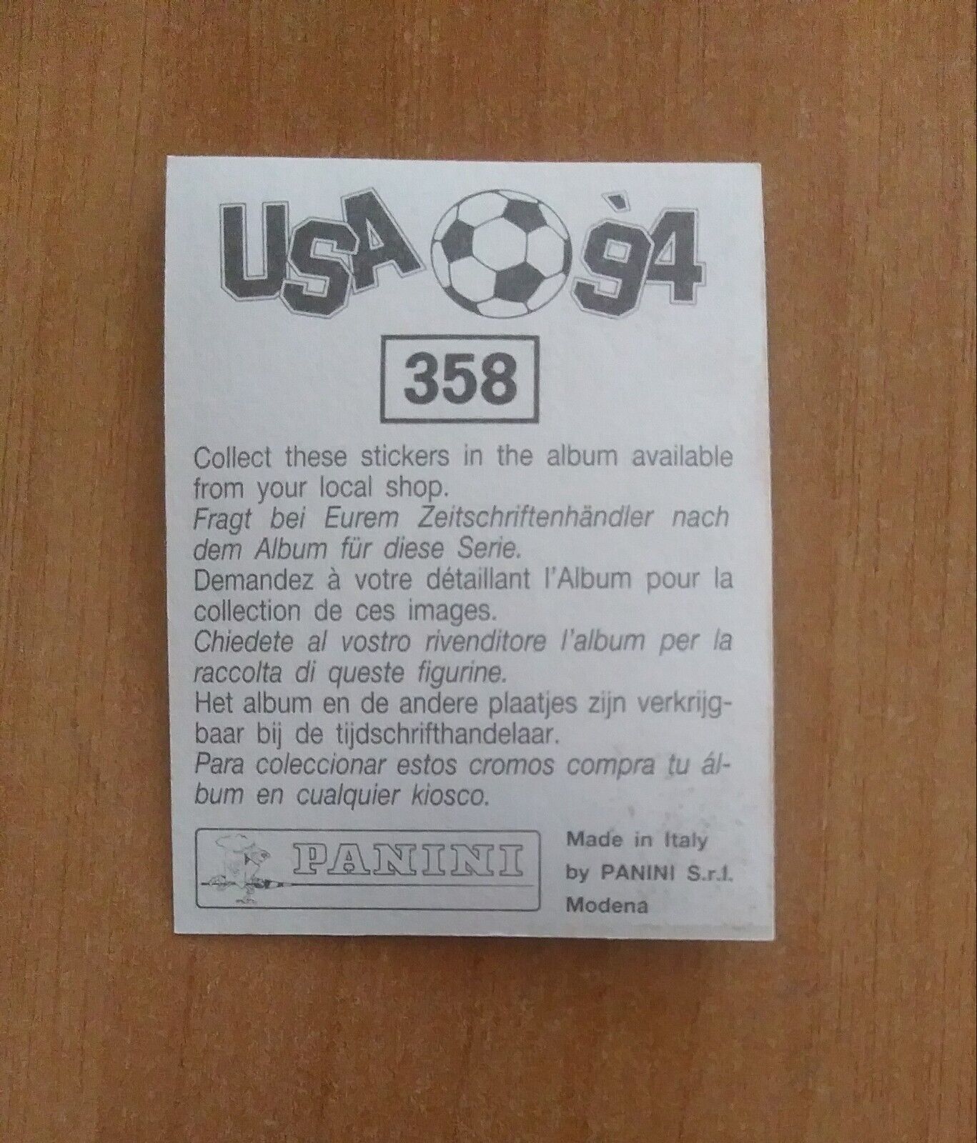 FIGURINE CALCIATORI PANINI USA 94 (N. 266-440) SCEGLI DAL MENU A TENDINA