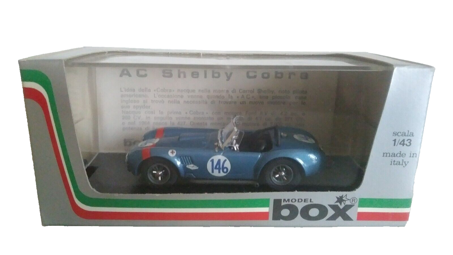 AC SHELBY COBRA MODEL BOX SCALA 1/43