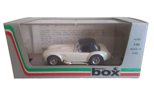 AC SHELBY COBRA MODEL BOX SCALA 1/43