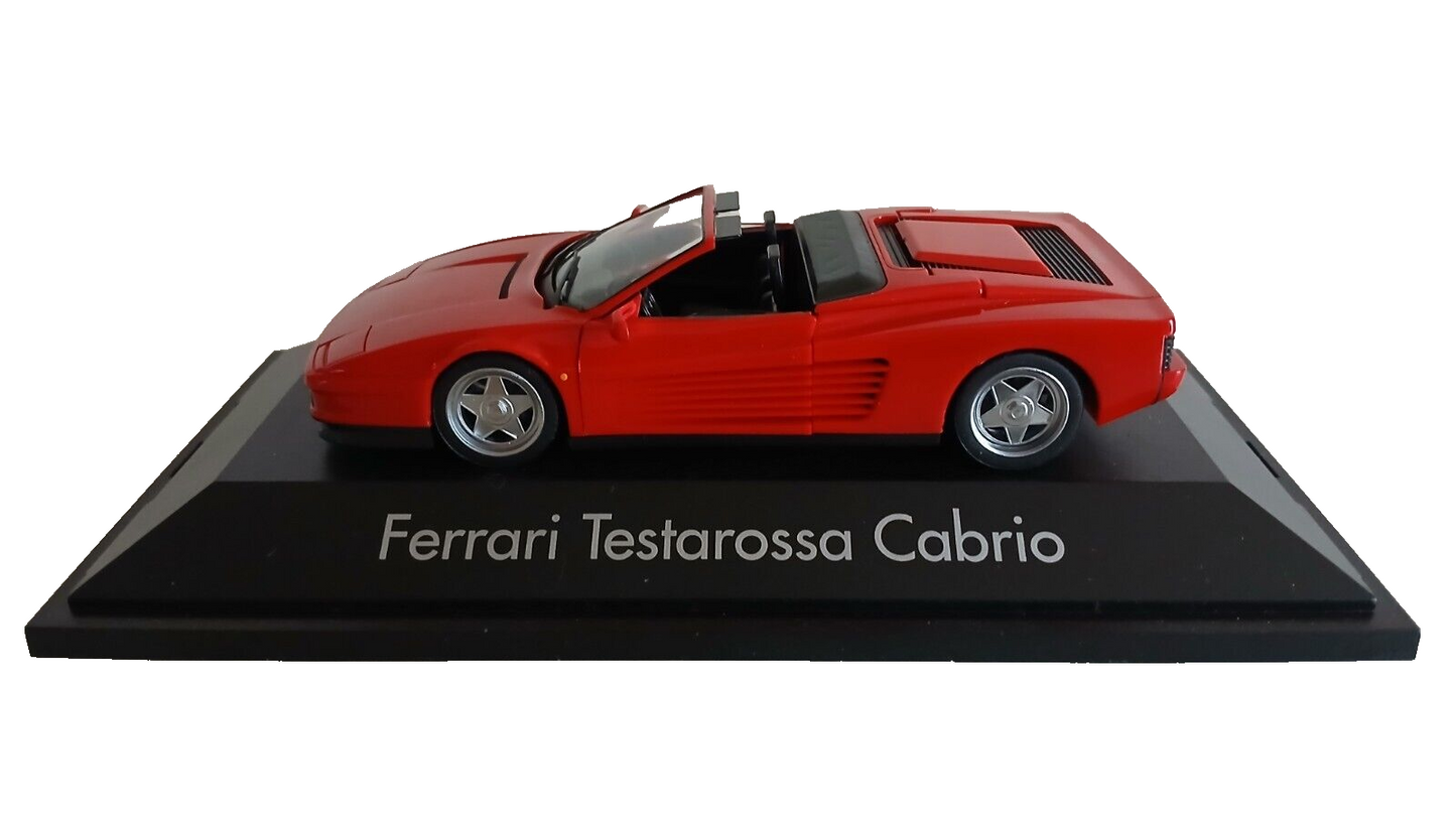 FERRARI TESTAROSSA CABRIO HERPA SCALA 1/43