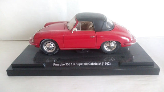 PORSCHE 356 1.6 SUPER 90 CABRIOLET 1962 METRO SCALA 1/24