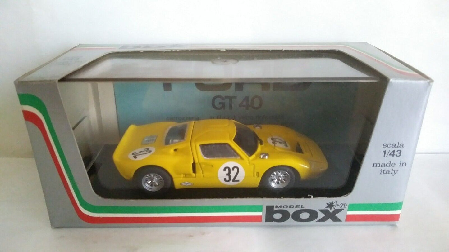 FORD GT 40 SPA 68 MODEL BOX SCALA 1/43