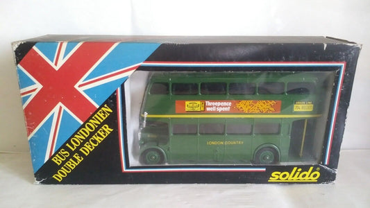 BUS LONDON DOUBLE DECKER SOLIDO SCALA 1/50