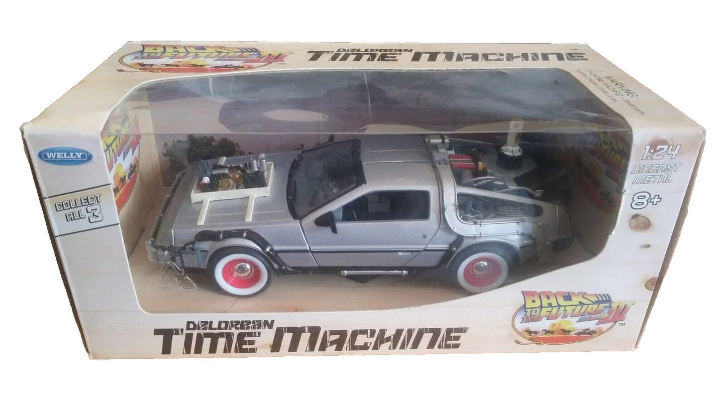 DELOREAN TEAM MACHINE WELLY SCALA 1/24