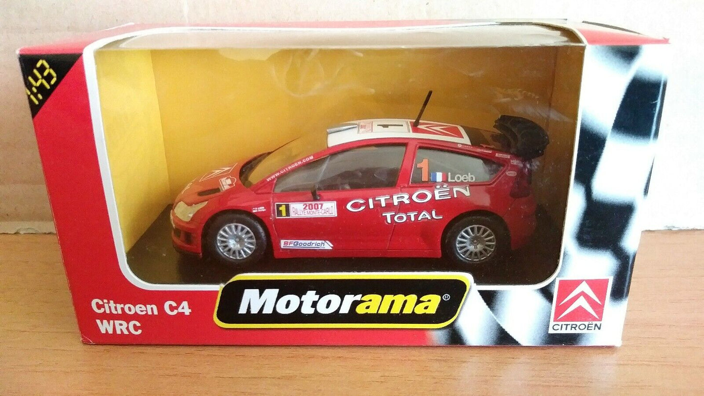 CITROEN C4 WRC MOTORAMA SCALA 1/43