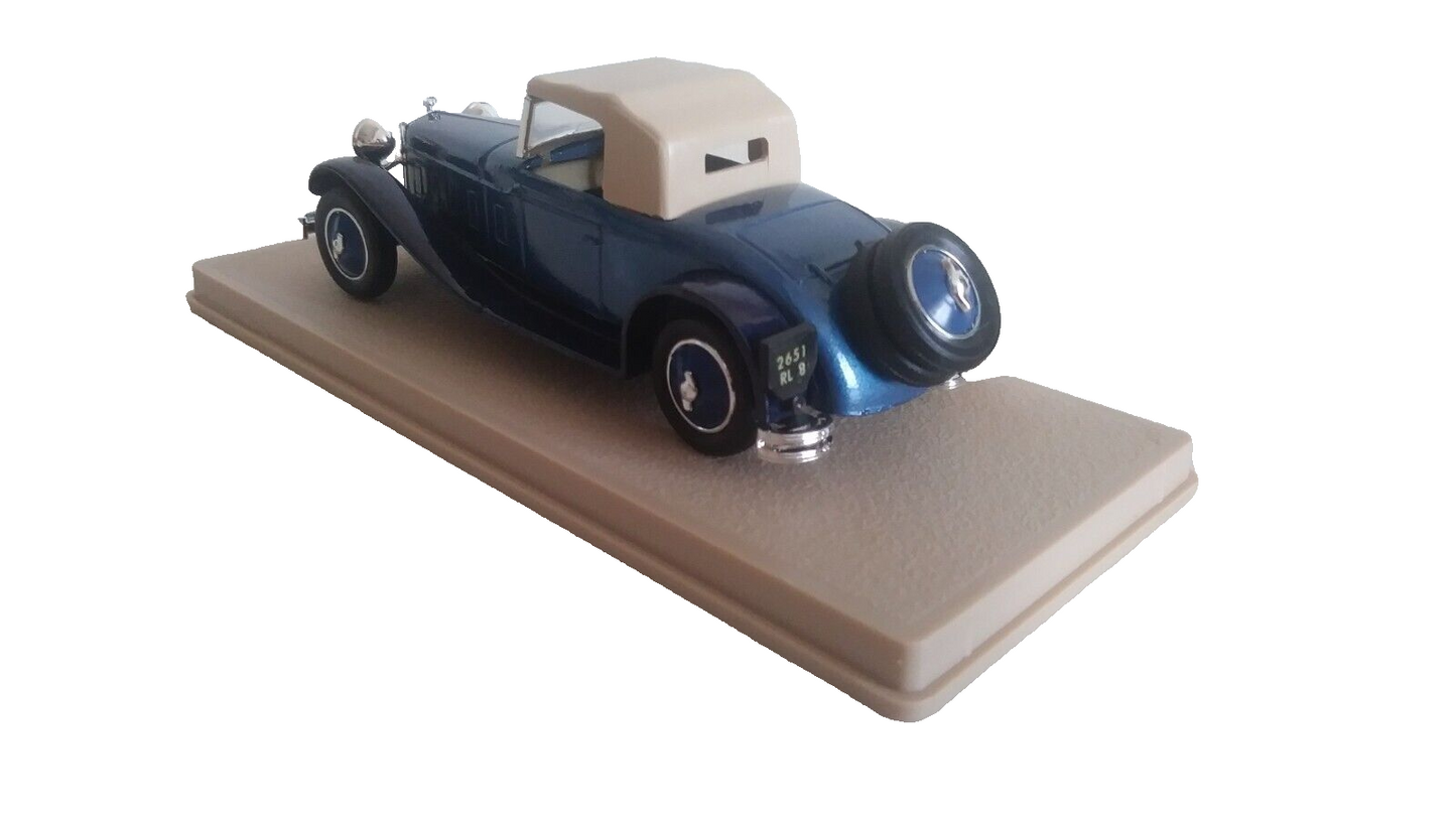 DELAGE D8 CABRIOLET CAPOTE 1934 ELIGOR SCALA 1/43