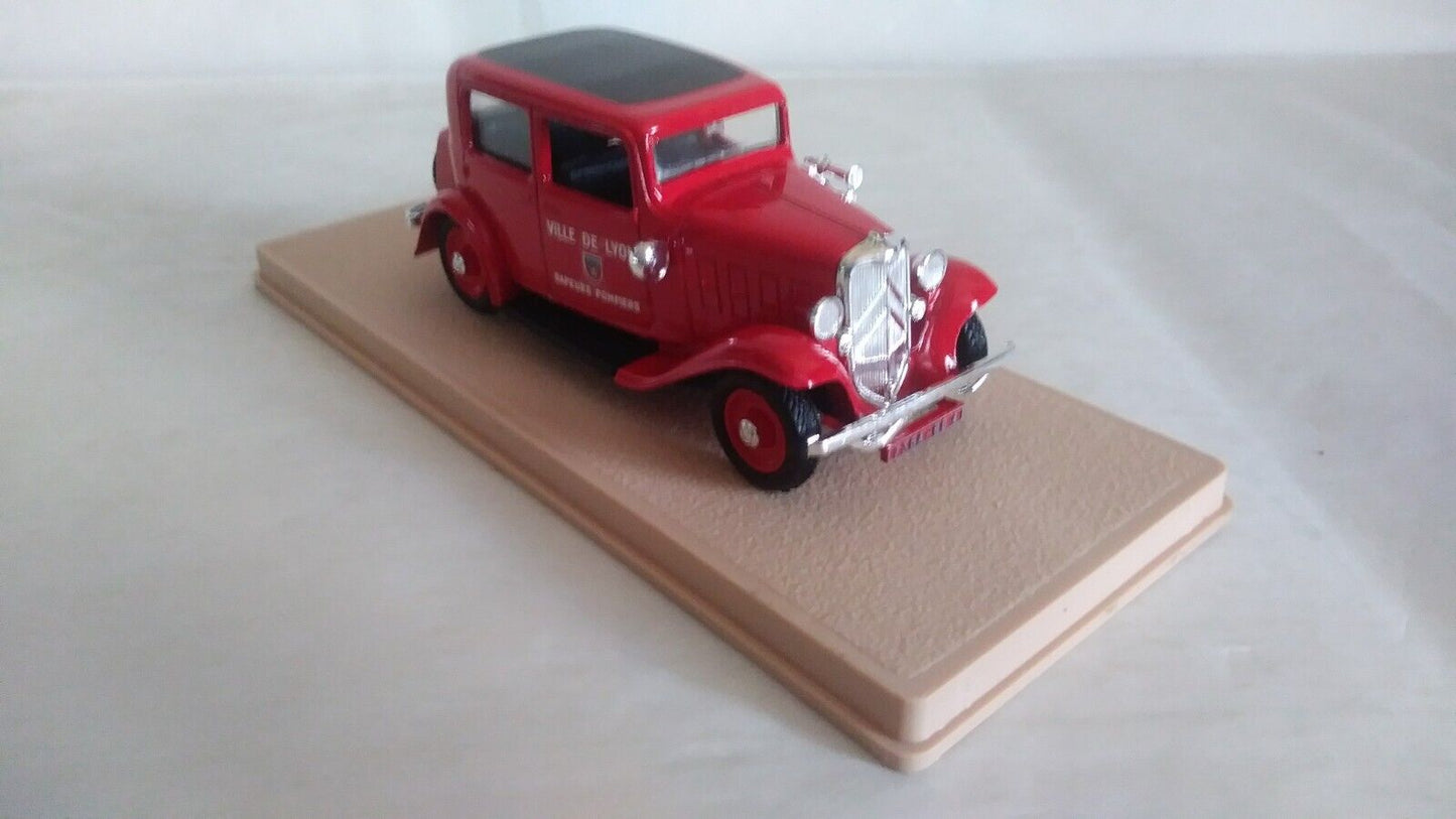 CITROEN ROSALIE BERLINE VIGILI DEL FUOCO 1933 ELIGOR SCALA 1/43