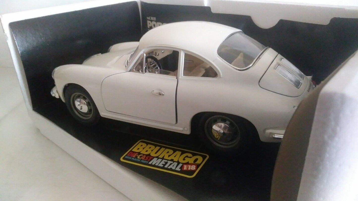 PORSCHE 356B COUPE' 1962 BURAGO SCALA 1/18