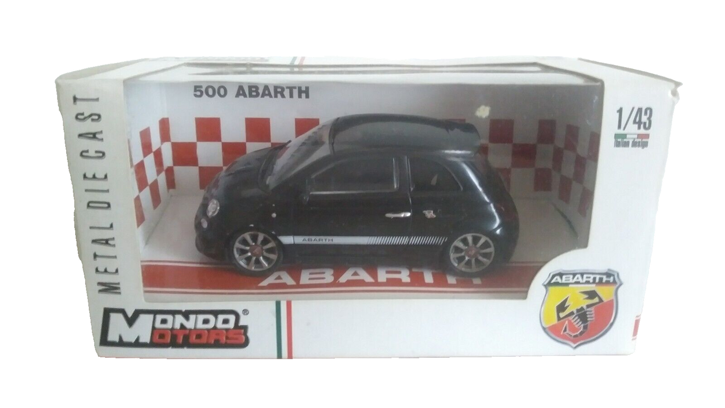 FIAT 500 ABARTH MONDO MOTORS SCALA 1/43