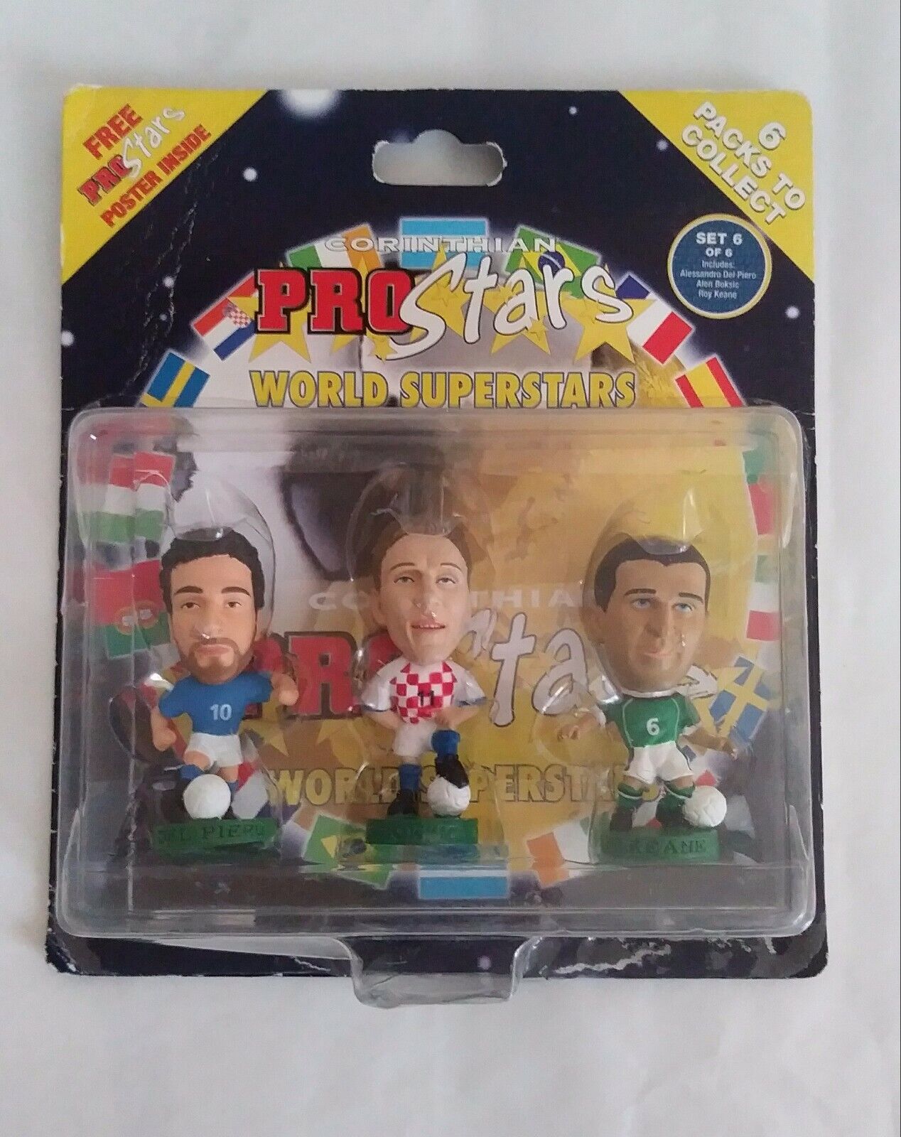 CORINTHIAN PROSTARS-SUPERSTARS SCEGLI LE ACTION FIGURES DAL MENU A TENDINA