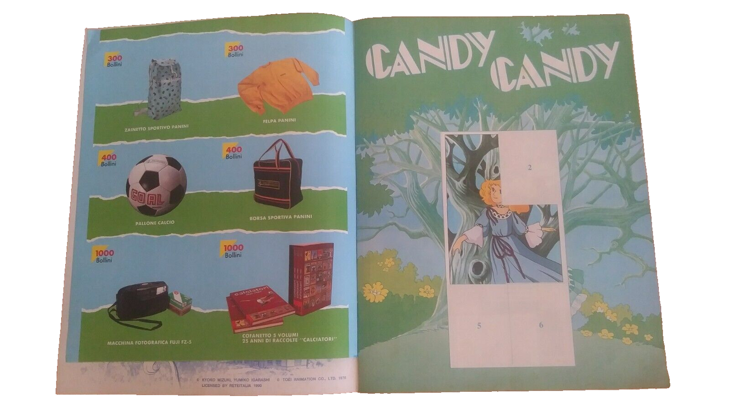 ALBUM PANINI CANDY CANDY