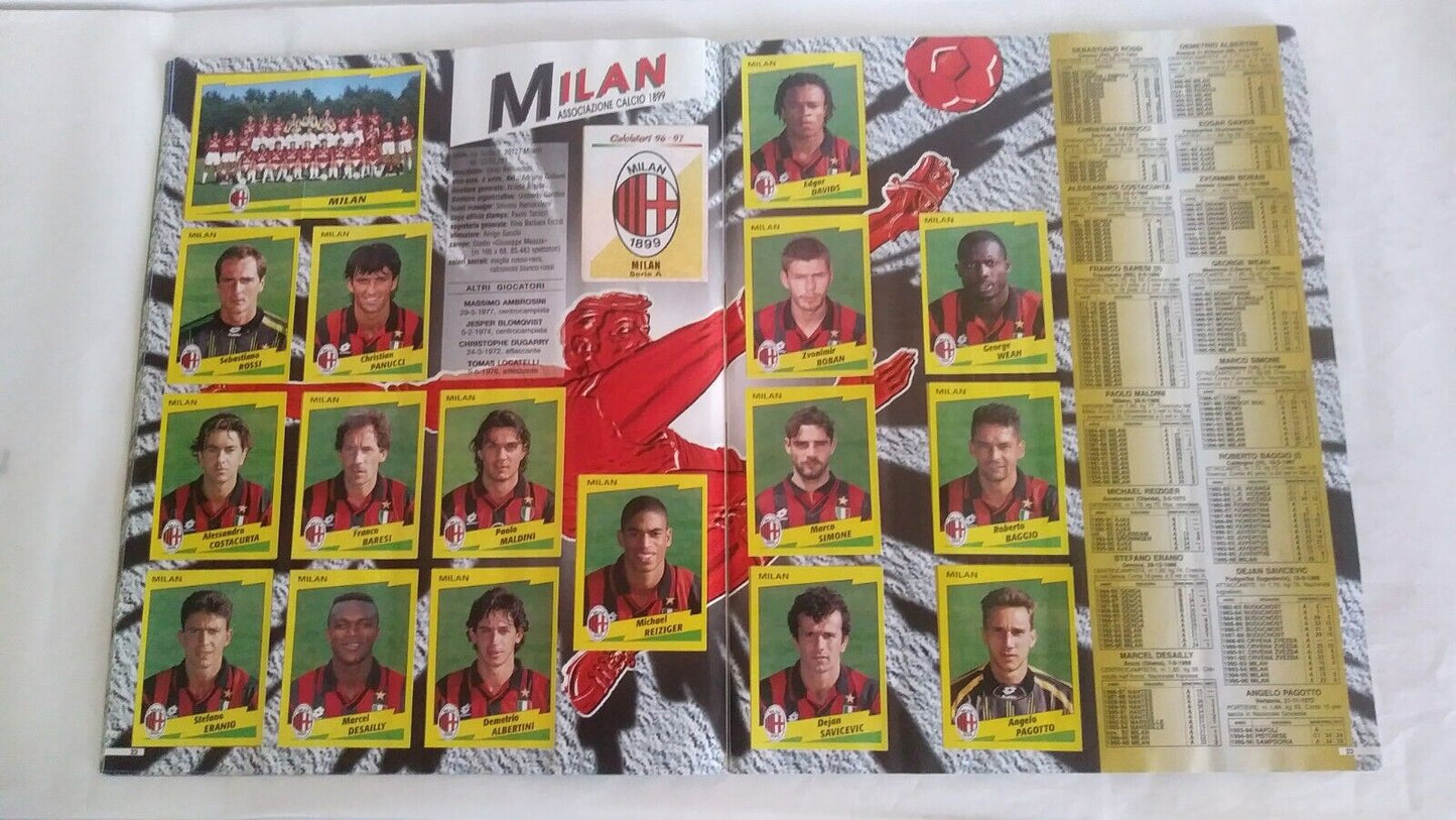 ALBUM CALCIATORI PANINI 1996-97