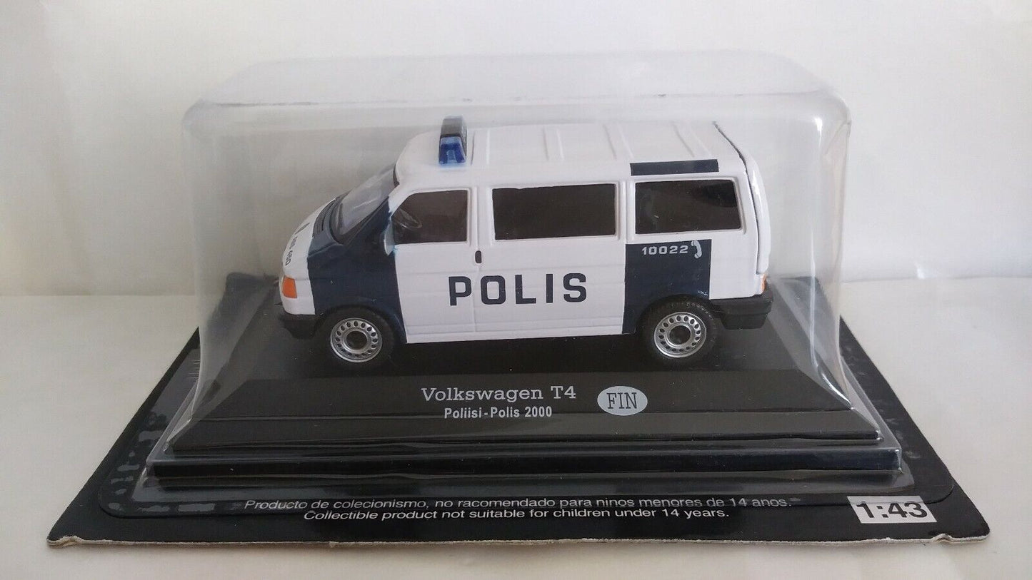 AUTO DELLA POLIZIA DA COLLEZIONE 1:43 SCEGLI DAL MENU A TENDINA