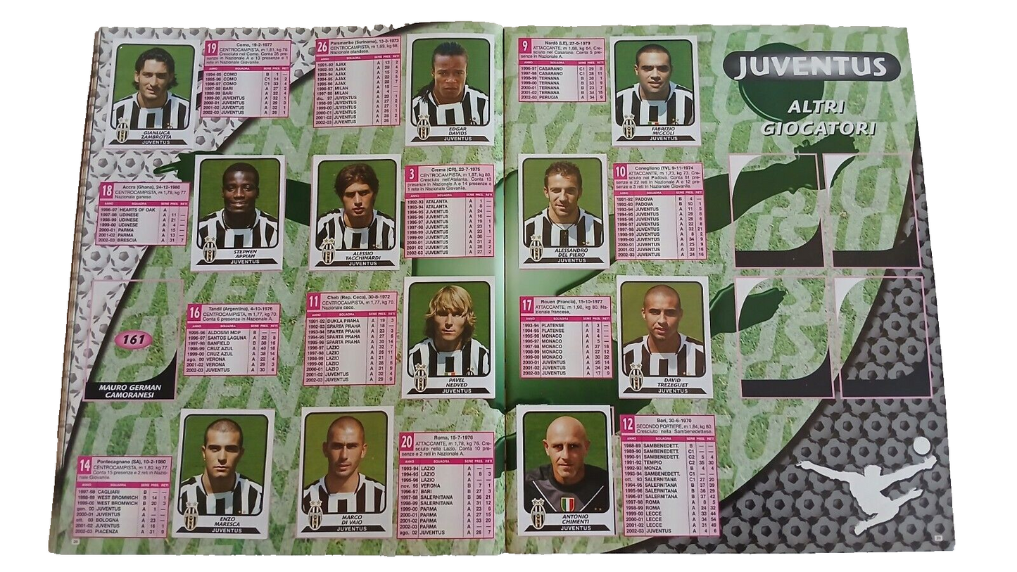 ALBUM CALCIATORI PANINI 2003-2004