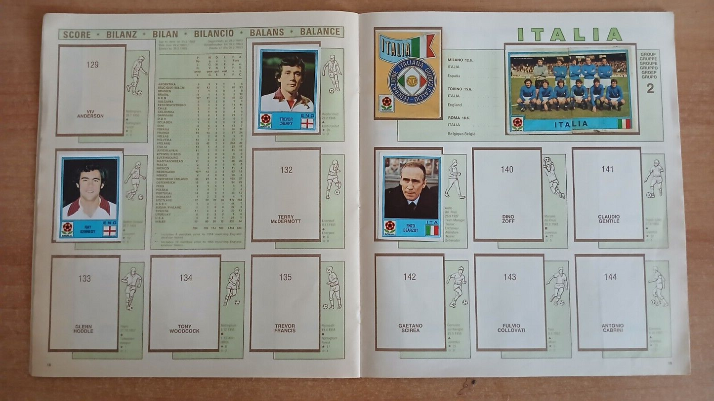 ALBUM CALCIATORI PANINI EUROPA 80