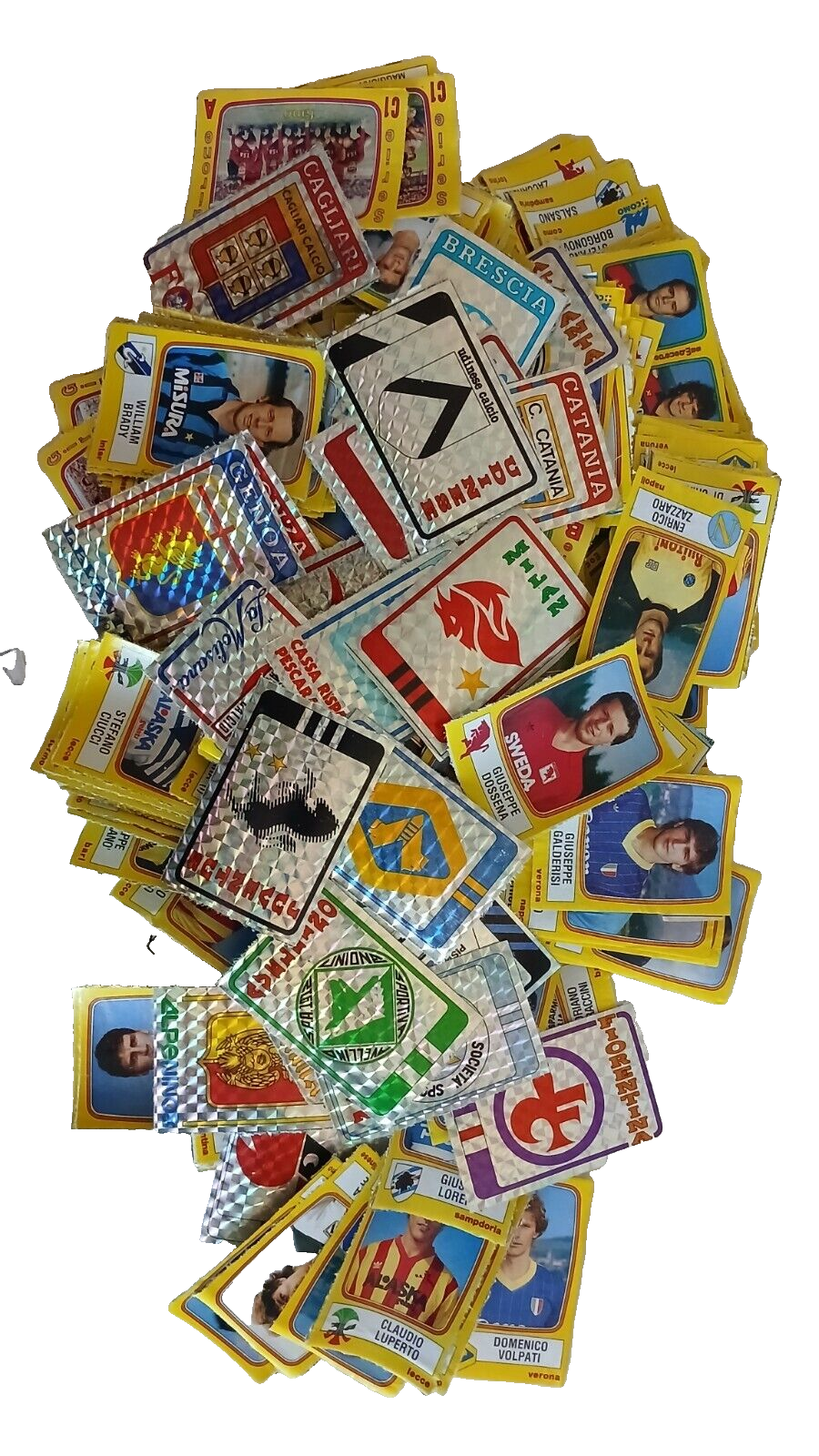 LOTTO 606 FIGURINE CALCIATORI PANINI 1985-86 DA RECUPERO