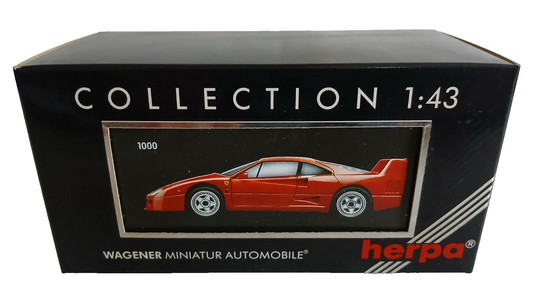 FERRARI F40 HERPA SCALA 1/43