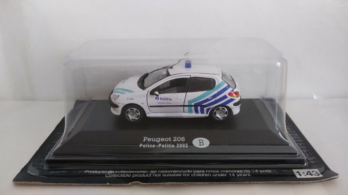 AUTO DELLA POLIZIA DA COLLEZIONE 1:43 SCEGLI DAL MENU A TENDINA