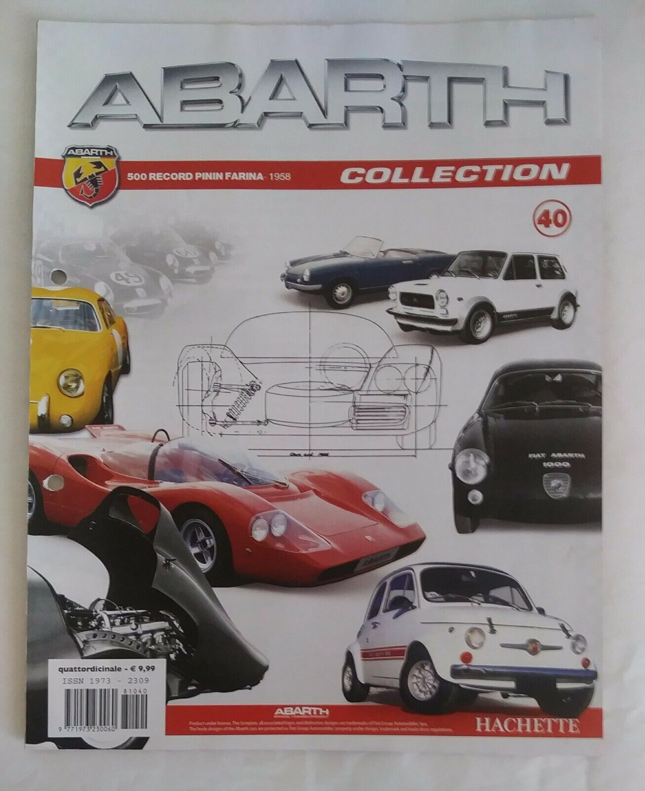 ABARTH COLLECTION FASCICOLI SCEGLI DAL MENU A TENDINA