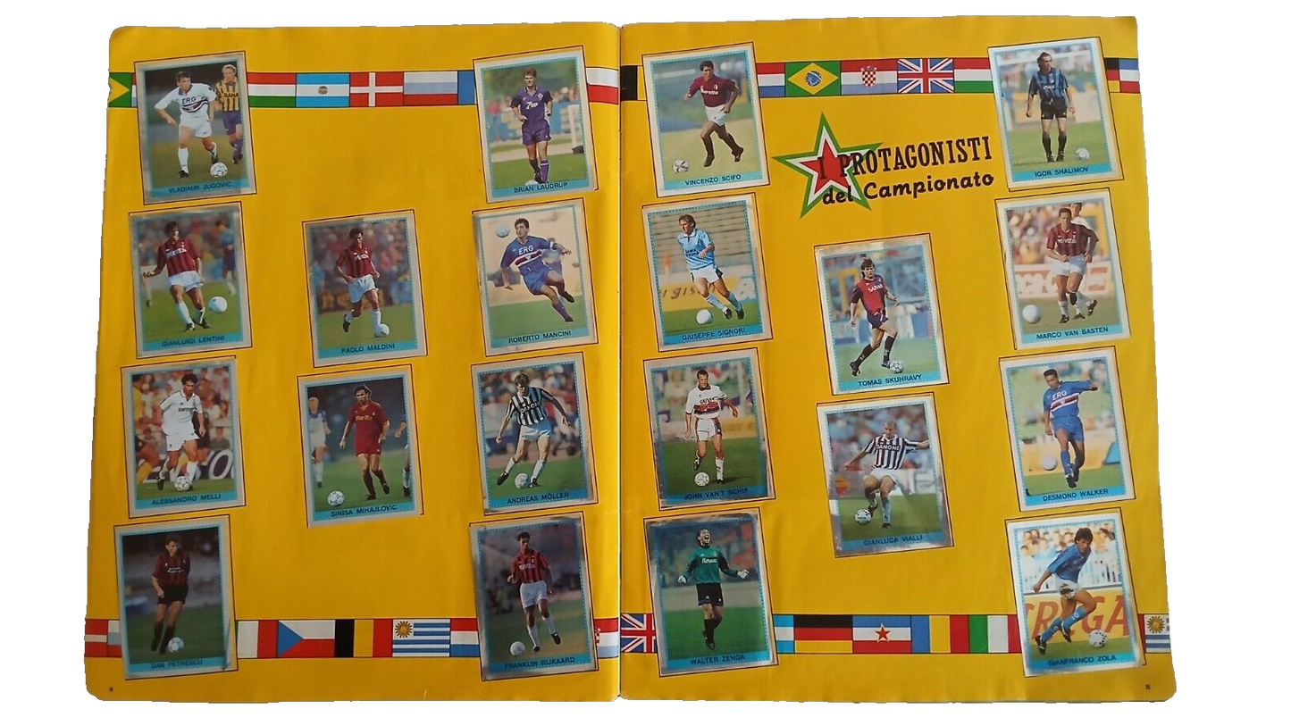 ALBUM CALCIATORI PANINI 1992-93 COMPLETO/FULL