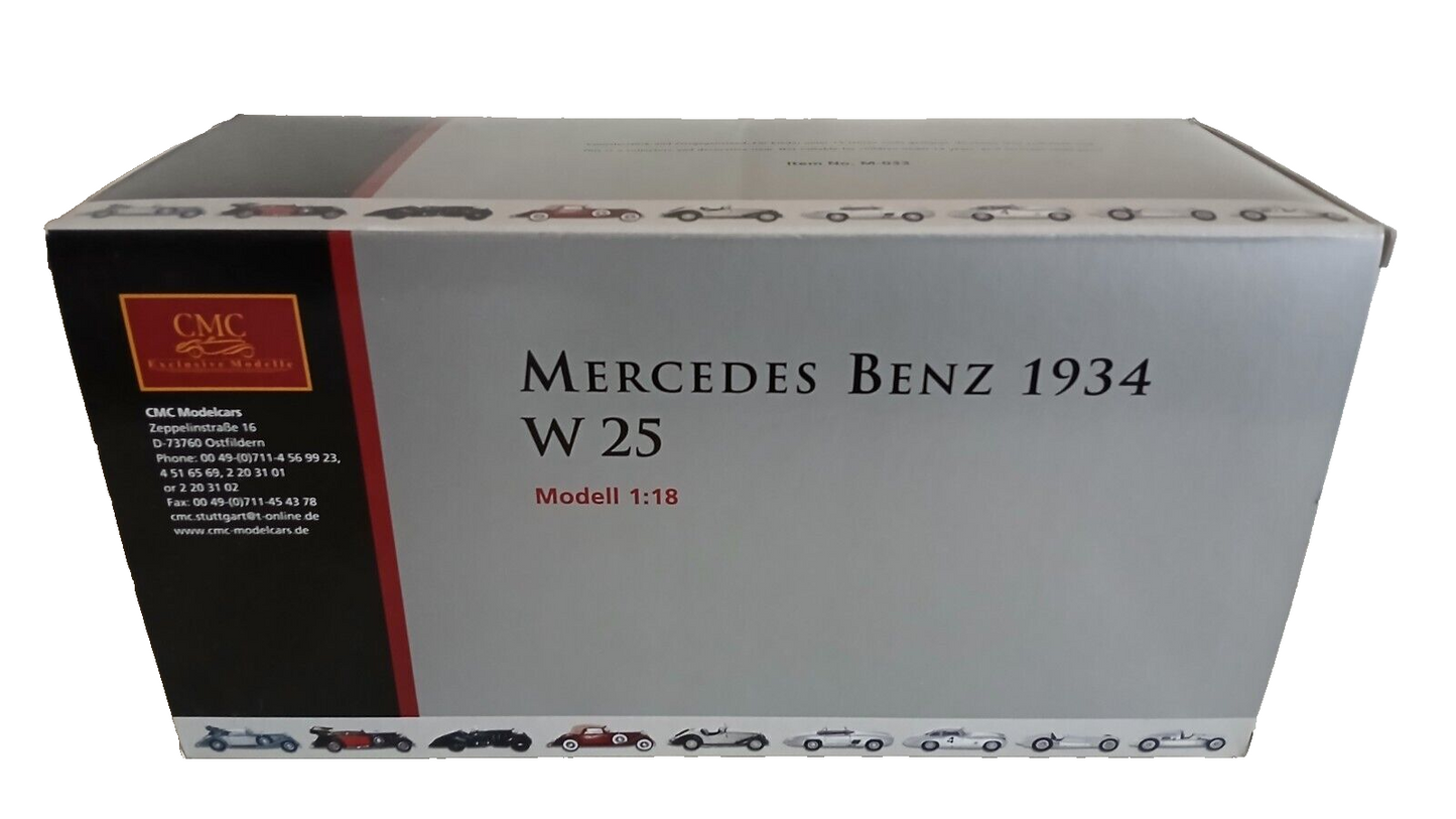 MERCEDES-BENZ W25 - 1934 CMC SCALA 1/18