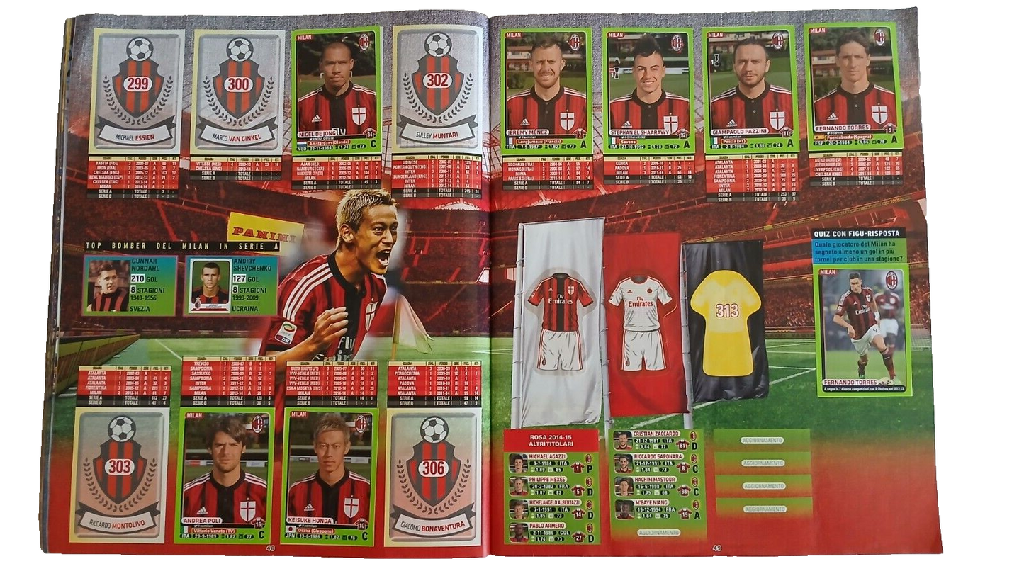 ALBUM CALCIATORI PANINI 2014-2015