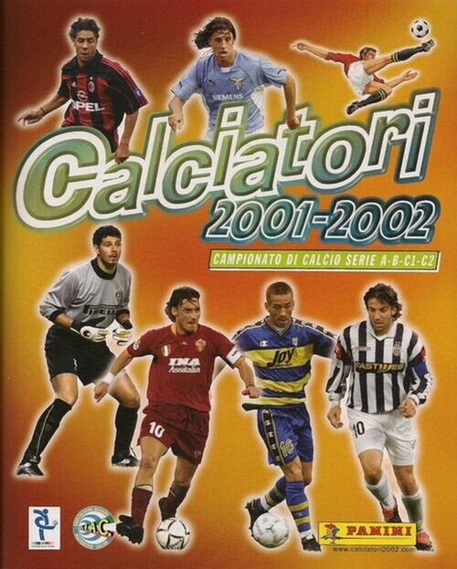 FIGURINE CALCIATORI PANINI 2001-02 SCEGLI DAL MENU A TENDINA