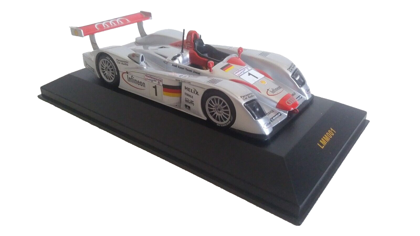 AUDI R8 TEAM JOEST WINNER MANS 2001 IXO SCALA 1/43