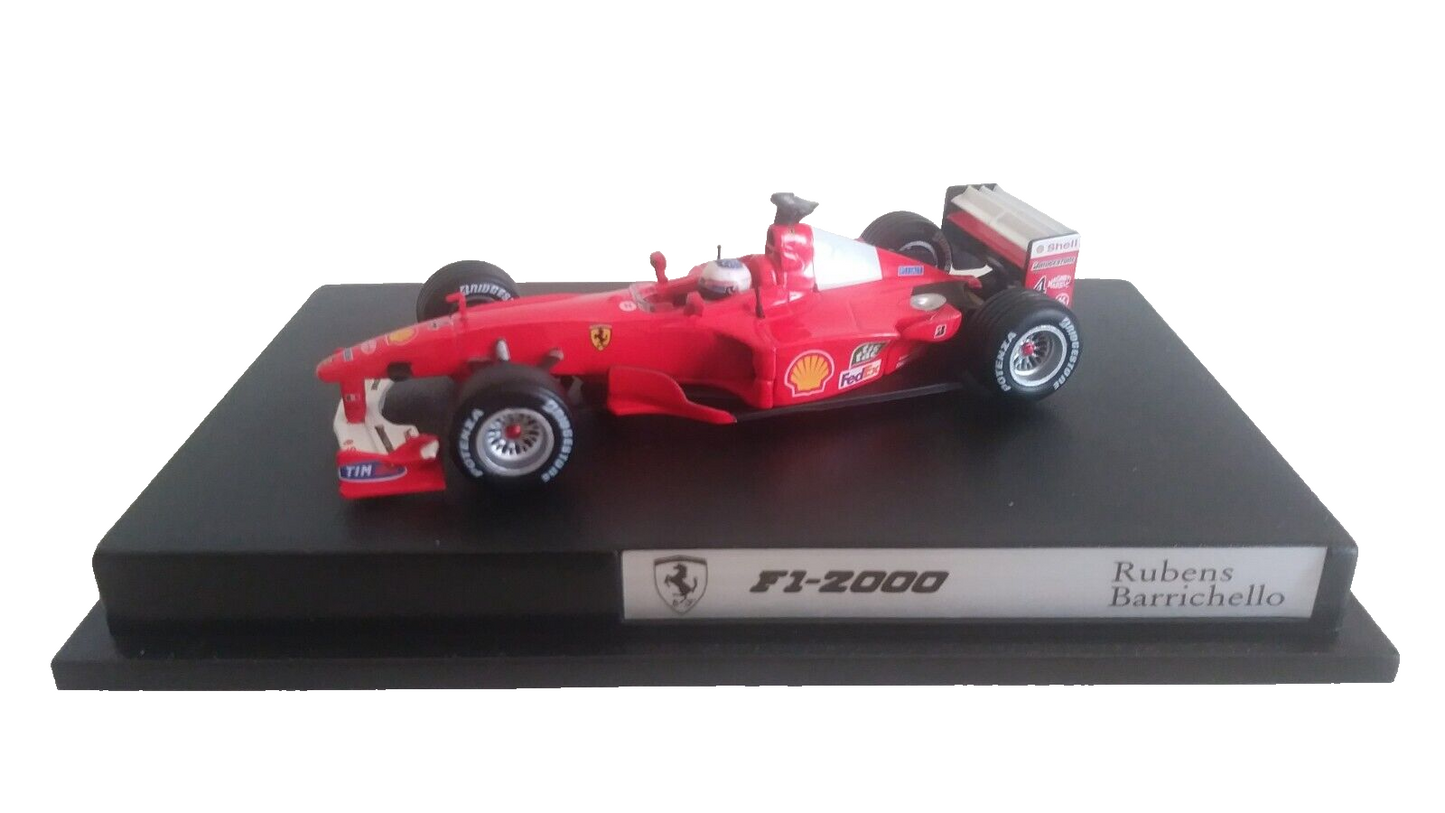 FERRARI F2001 RUBENS BARRICHELLO HOTWHEELS SCALA 1/43