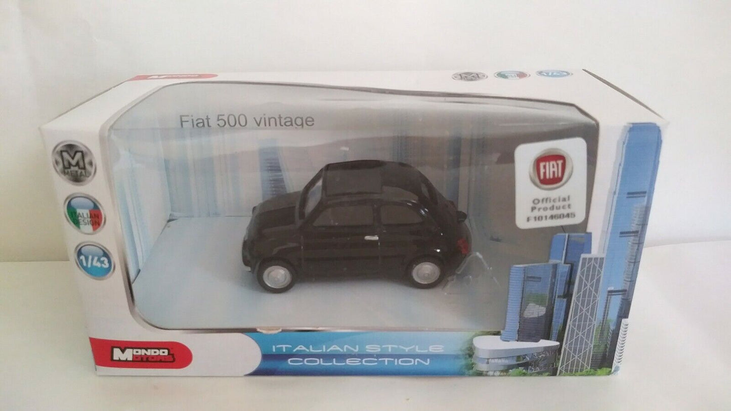 FIAT 500 VINTAGE MONDO MOTORS SCALA 1/43