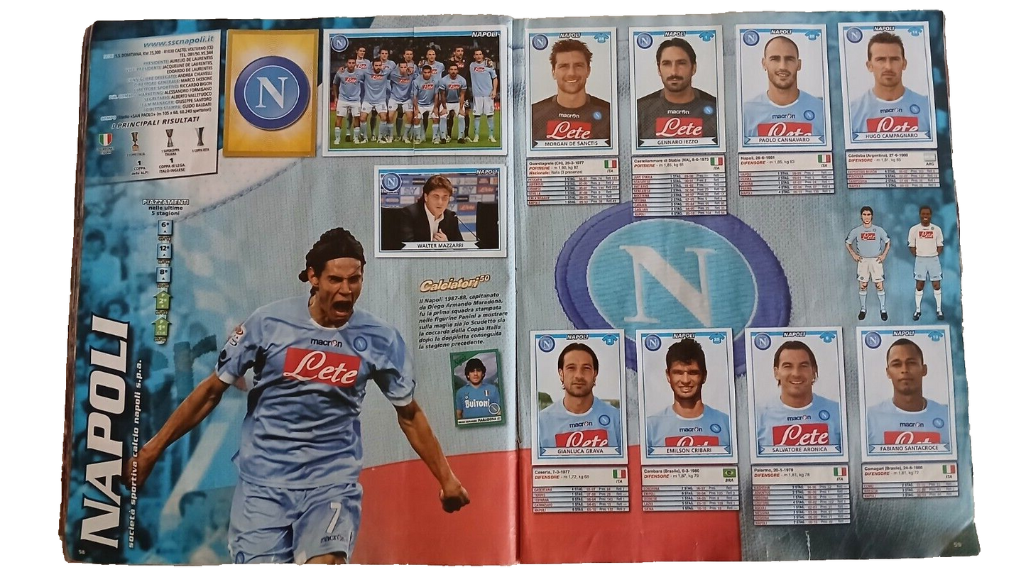 ALBUM CALCIATORI PANINI 2010-2011 COMPLETO/FULL