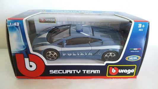 LAMBORGHINI HURACAN LP SECURITY TEAM BURAGO SCALA 1/43