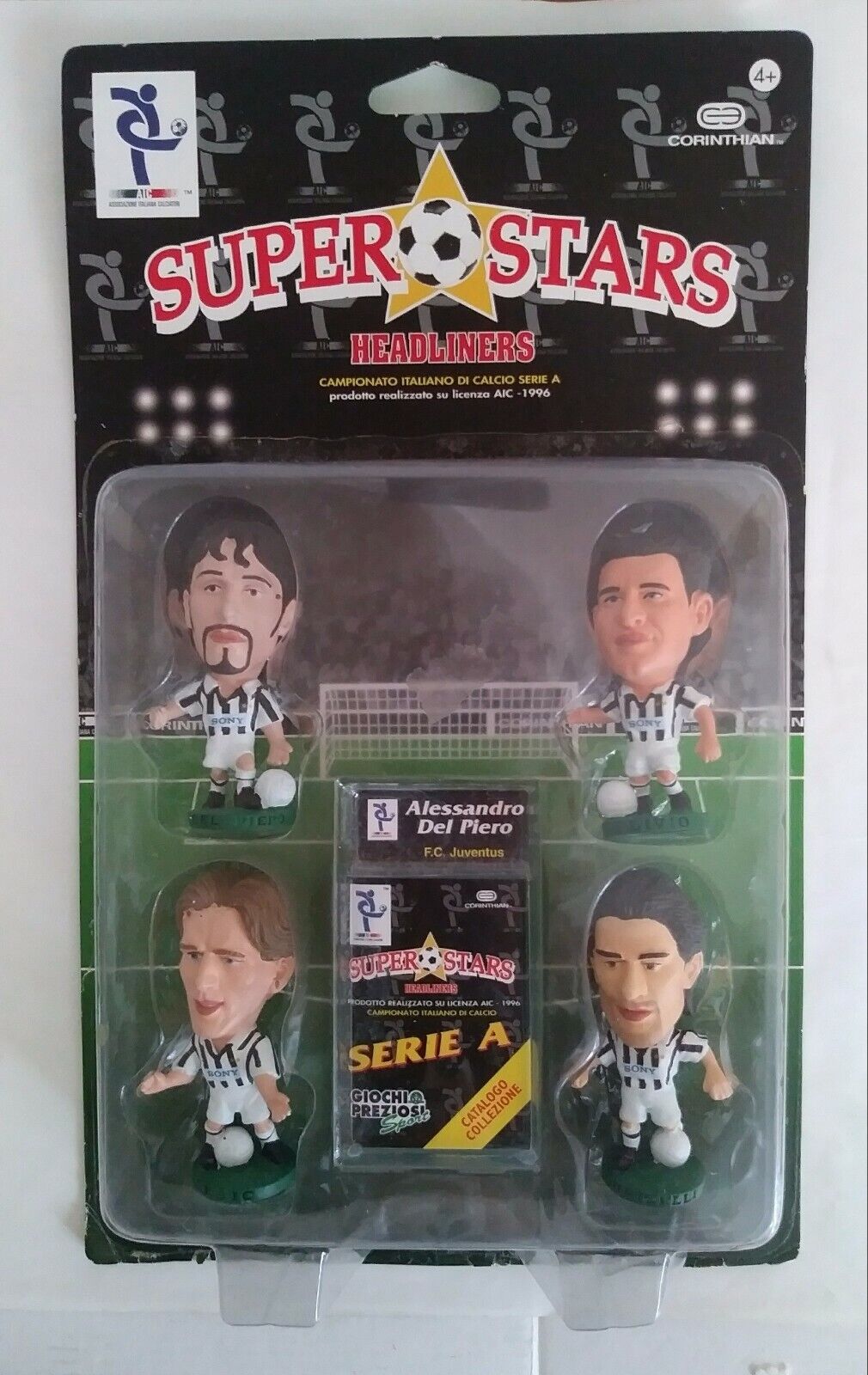 CORINTHIAN PROSTARS-SUPERSTARS SCEGLI LE ACTION FIGURES DAL MENU A TENDINA