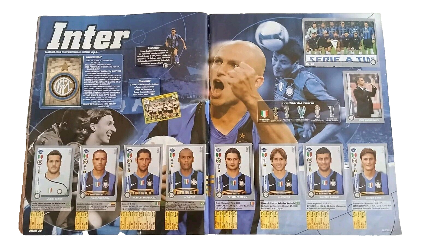 ALBUM CALCIATORI PANINI 2008-09
