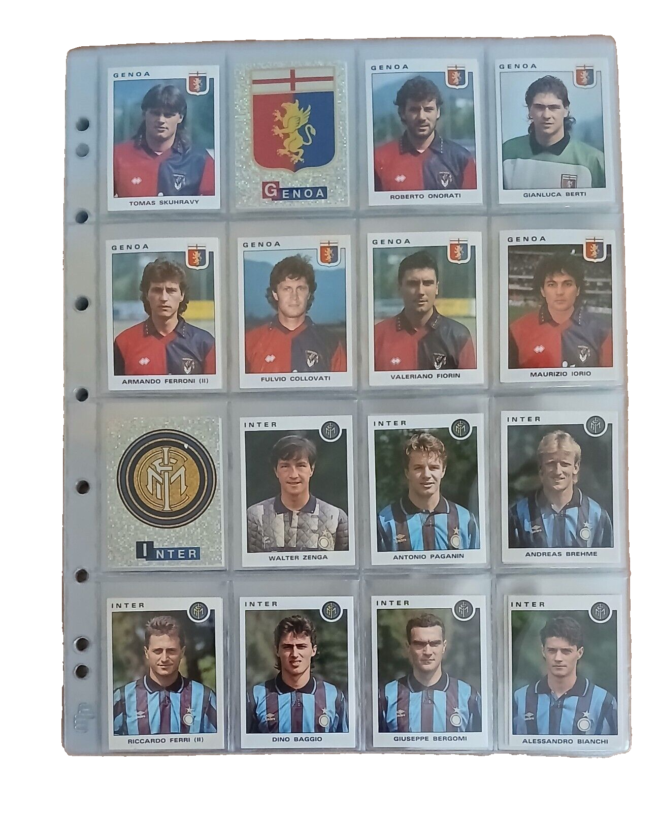 SET COMPLETO FIGURINE - FULL STICKERS SET FIGURINE CALCIATORI PANINI 1991-92