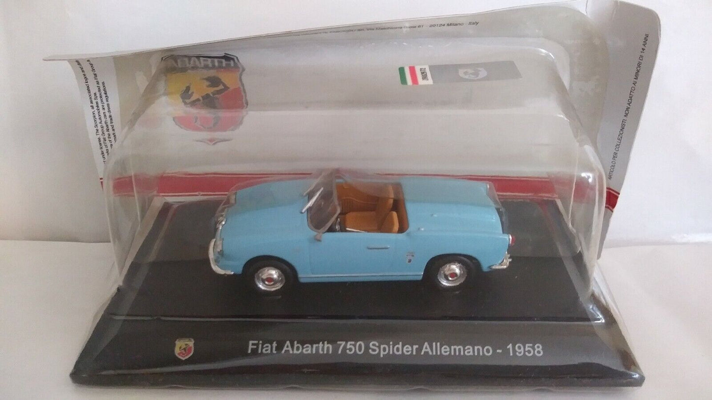 ABARTH COLLECTION 1:43 SCEGLI DAL MENU A TENDINA