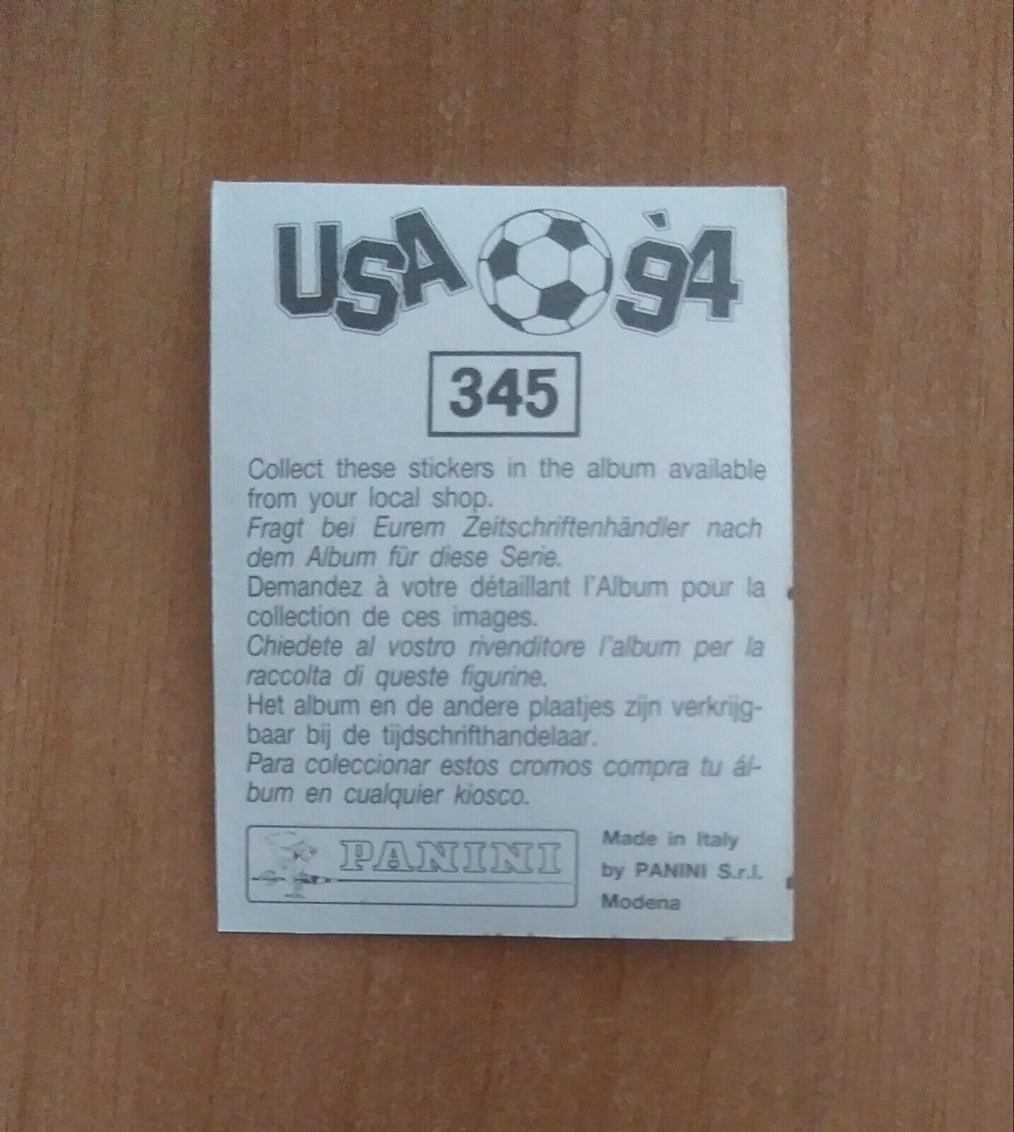 FIGURINE CALCIATORI PANINI USA 94 (N. 266-440) SCEGLI DAL MENU A TENDINA