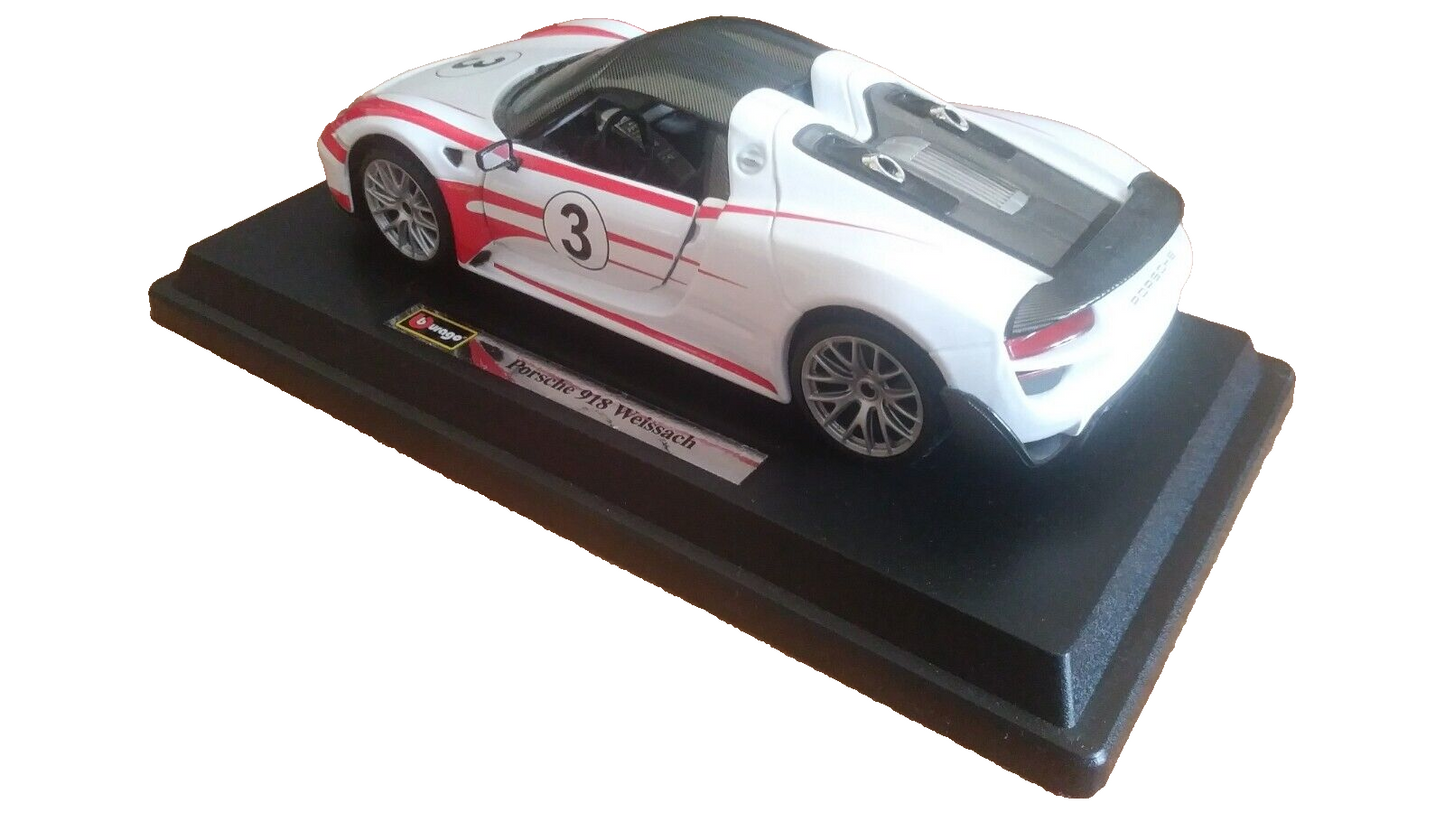 PORSCHE 918 WEISSACH BURAGO SCALA 1/24