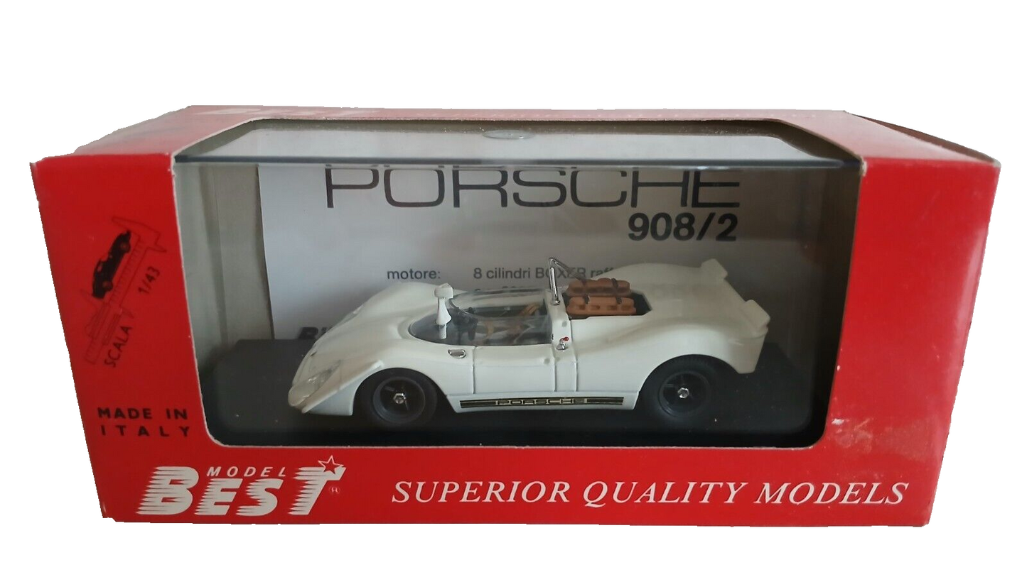 PORSCHE 908/2 PROVA/TRIAL BEST MODEL SCALA 1/43